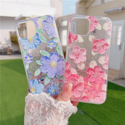Coque de téléphone lumineuse pour iPhone 12 Pro et 14 : étui de protection souple fleurs - 2