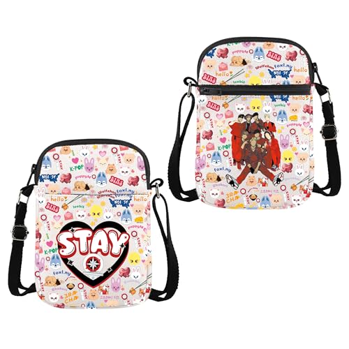 MEIKIUP Korean Group Crossbody Bag Stay Fandom Shoulder Bag Korean Idol Fans Gift Korean Merchandise