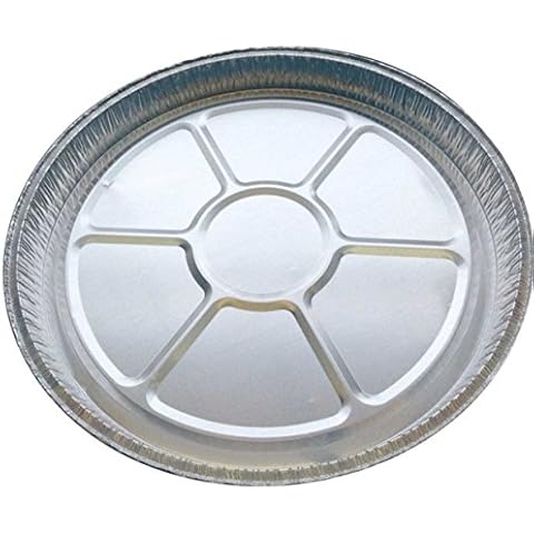 20 Pack Aluminium Round Foil Dishes Cover