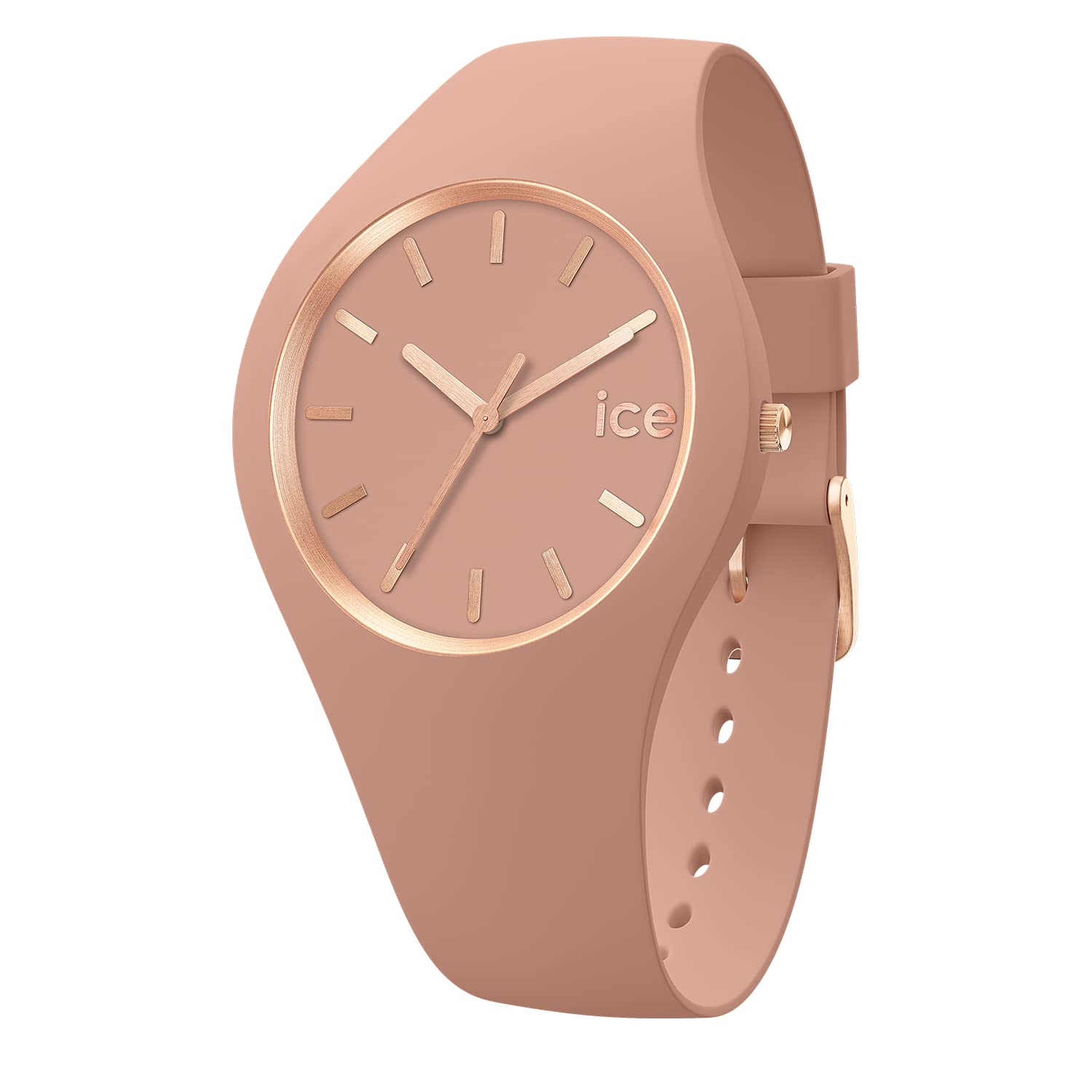 ICE-WATCH - ICE glam brushed Clay - Women's wristwatch with silicon strap