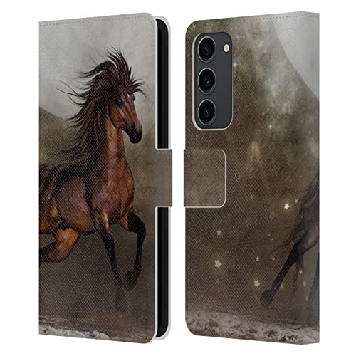 Étui portefeuille Galaxy S23+ 5G antichoc en cuir doté de fentes pour cartes