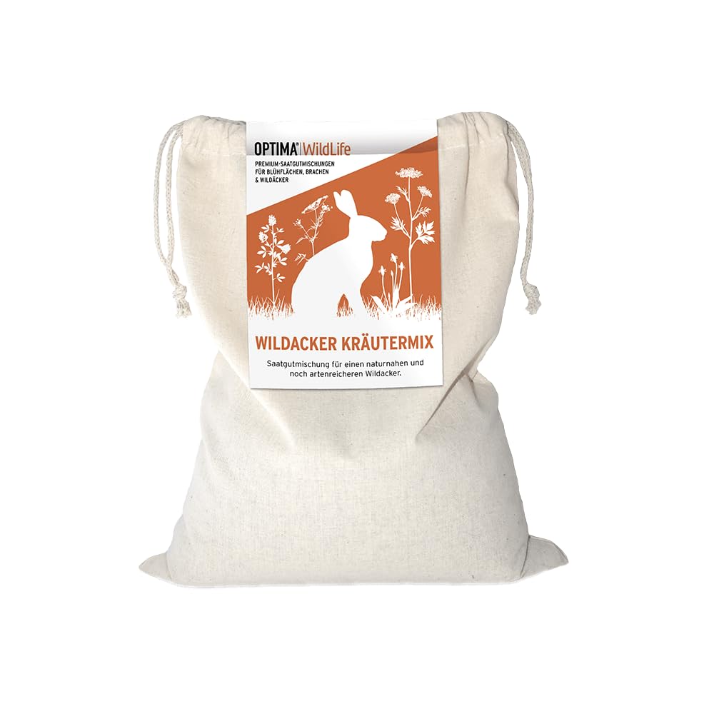 OPTIMA® WildLife Wildacker Kräutermix 1 kg Blühmischung Blumen Wildblumen