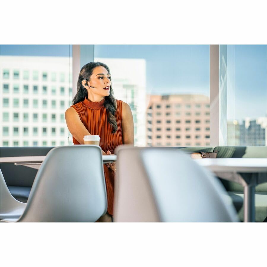 Image of Poly Voyager 5200-M Office Headset +USB-C to Micro USB Cable TAA - Microsoft Teams Certification - Google Assistant, Siri - Mono - USB Type C, RJ-11 - Wireless - Bluetooth - 246.1 ft - 32 Ohm - 100 Hz