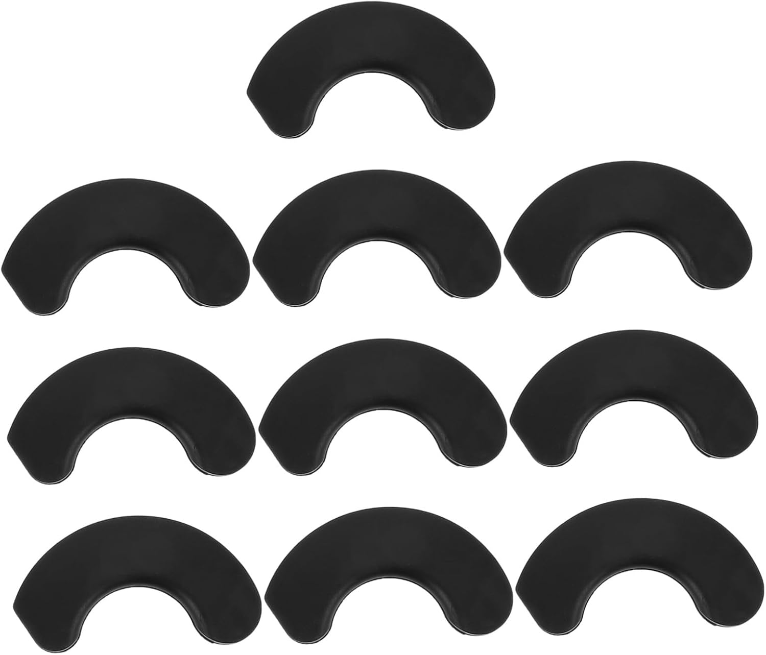 Luxshiny 10pcs Dumbbell Holder Stand with Cushion Pads Weight Rack for Home Gym Workout Quiet Fitness Equipment Organizer Sturdy Support for Dumbbells and Barbells