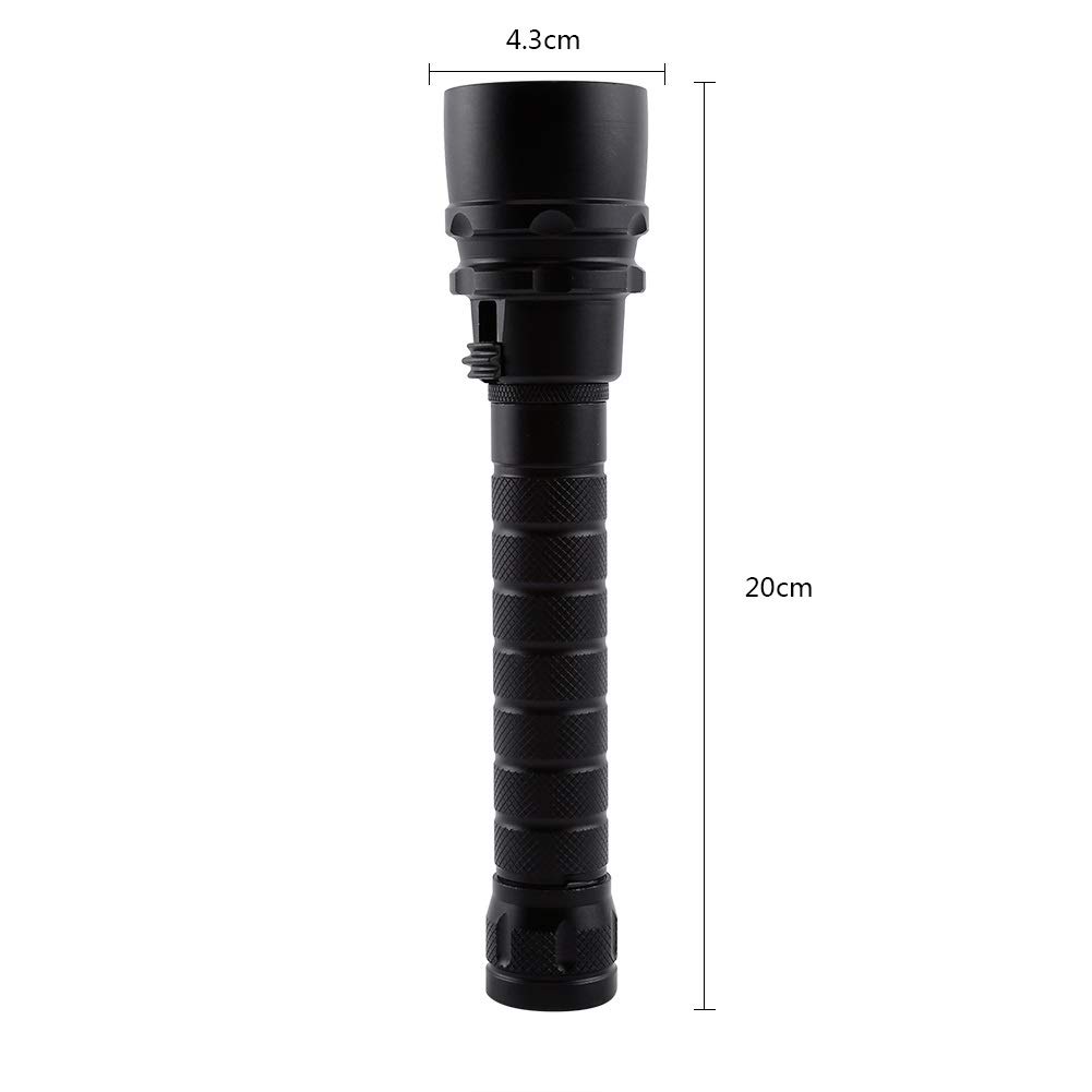 KSTE Torcia subacquea LED 8000 lumen impermeabile per immersioni