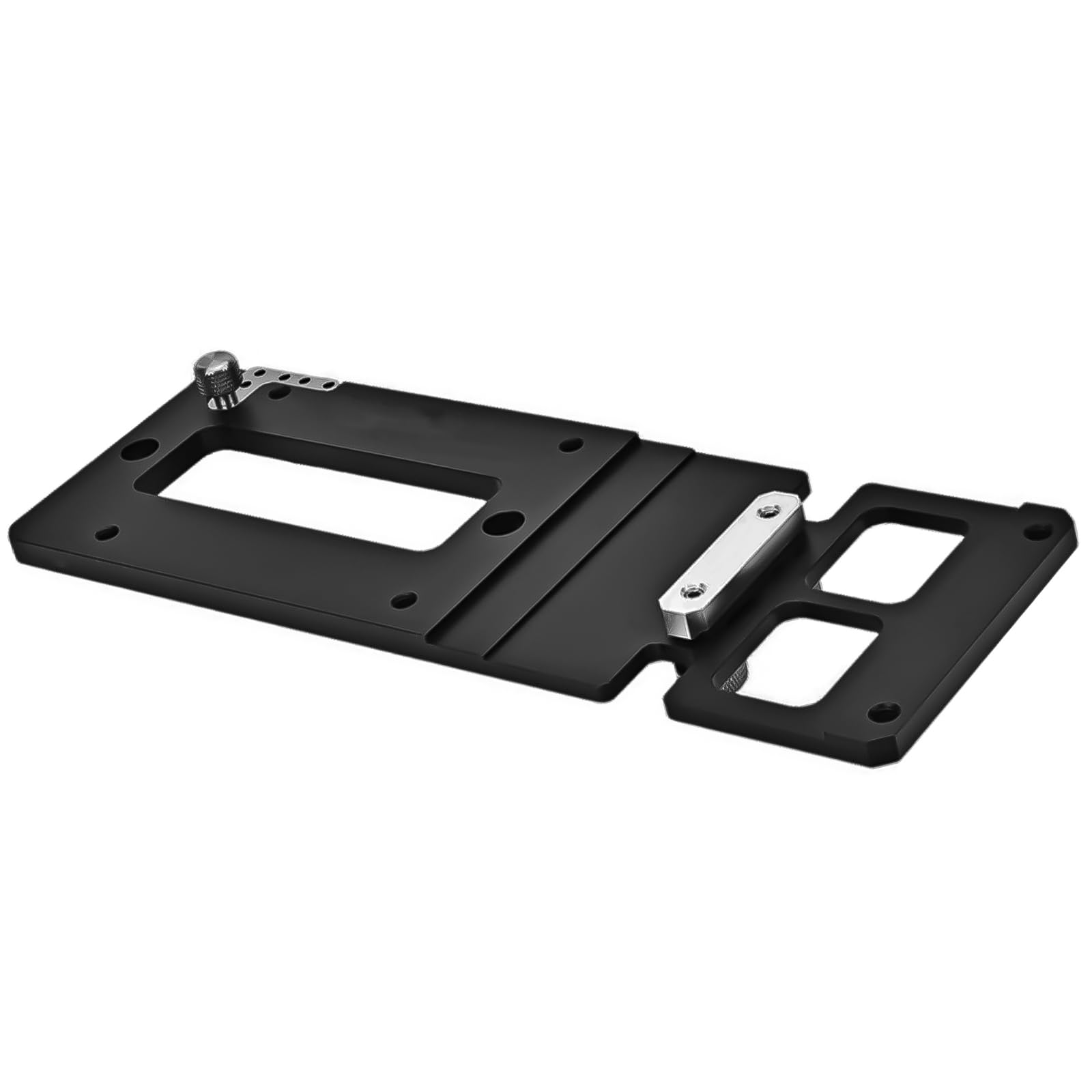 Abrazadera de guía cuadrada para carpintería, placa guía para máquina de grabado circular eléctrica flexible