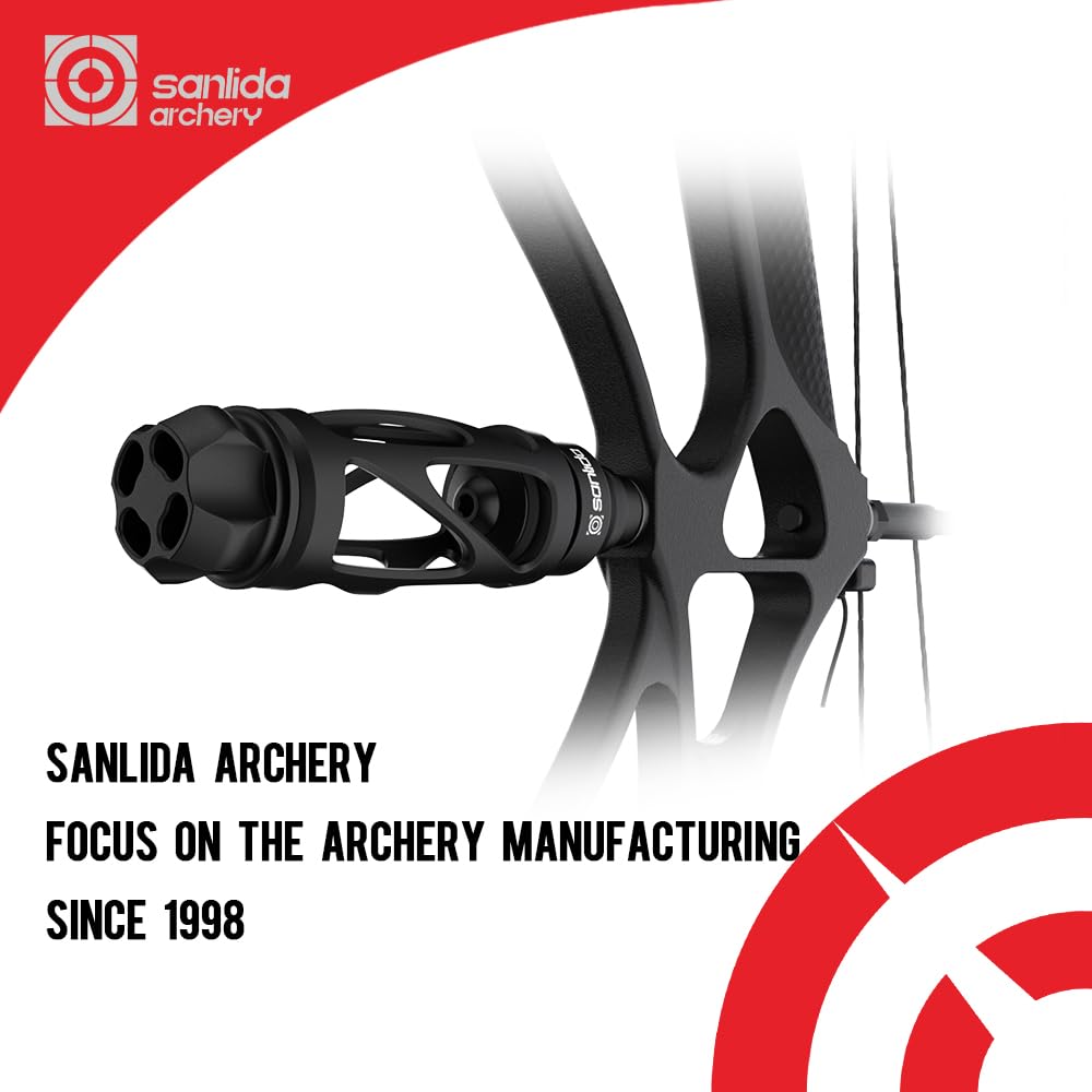 sanlida 10 stabilisateurs d'arc composés avancés
