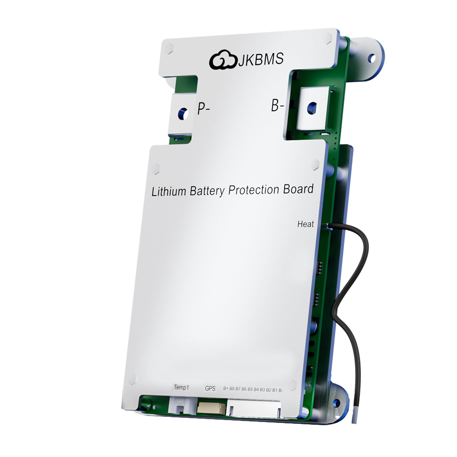 JKBMS Smart BMS 3S-8S 100A do akumulatora LiFePO4 litowo-jonowego LTO, 1 A Active Balancer, Bluetooth, ogrzewanie, CAN, RS485, funkcja równoległa i alarm (JK-B1A8S10P-HCRPB)