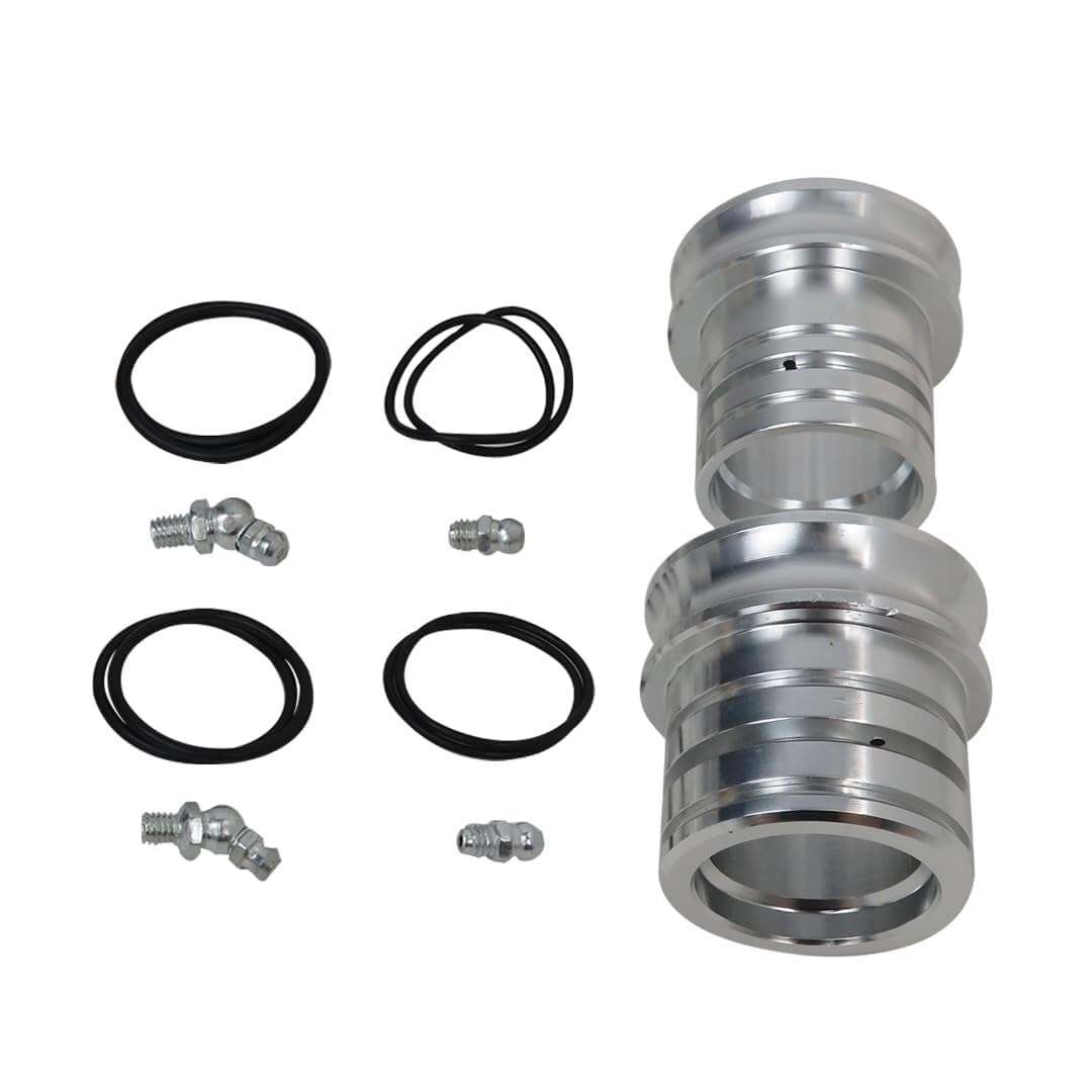 Całkowicie aluminiowy zestaw smarownicy do łożysk kół 44/40 MM do pojazdów Polaris UTV i ATV — zawiera podwójną uszczelkę typu O-ring i pierścienie gumowe