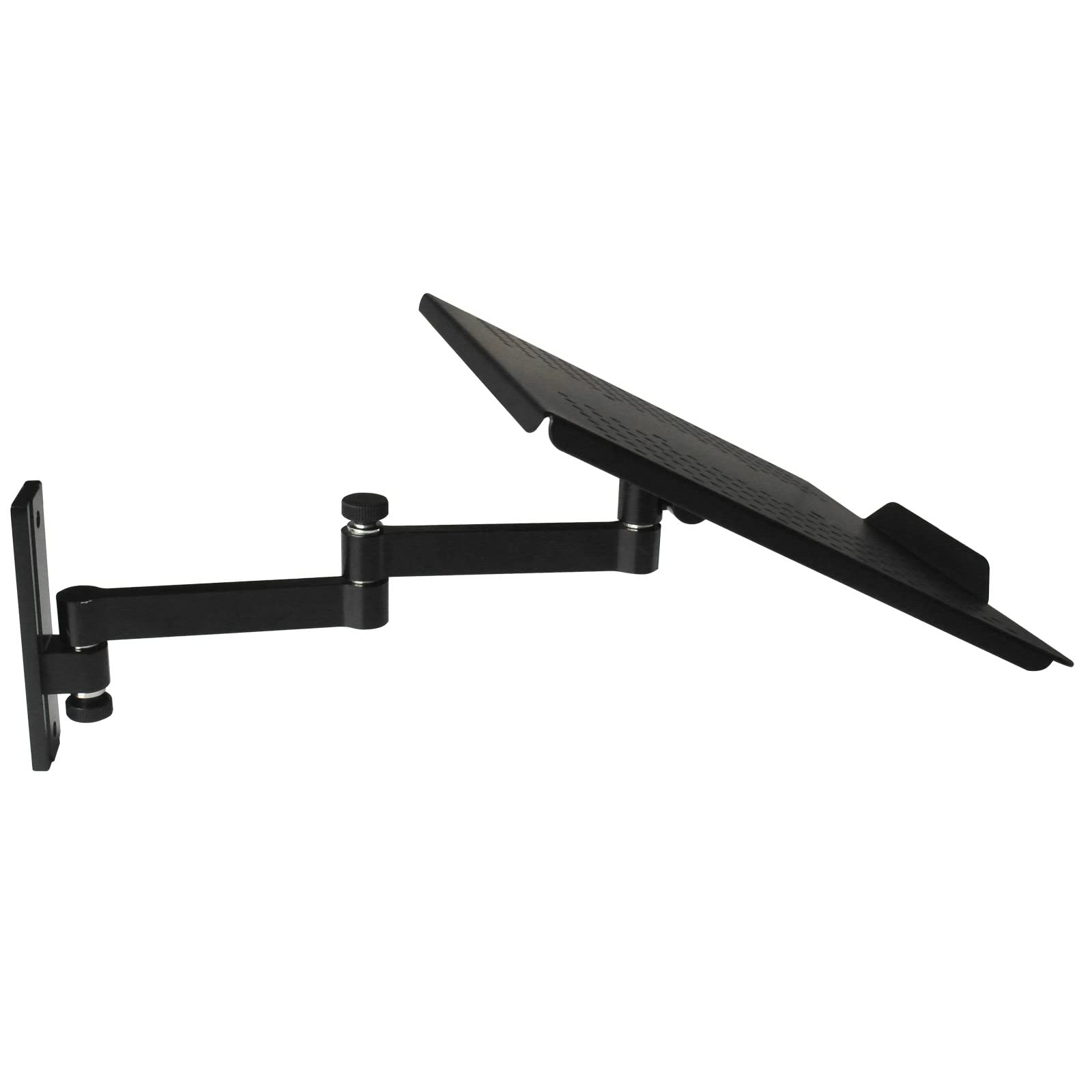 Drall Staffa Universale per Il Montaggio a Parete - per Notebook Netbook Tablet PC - Nero - con Vassoio Adattatore per Notebook - Nero Modello: L52B-APBA