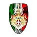 Past Time Signs PS263 Italy Shield Custom Metal Shape Sign
