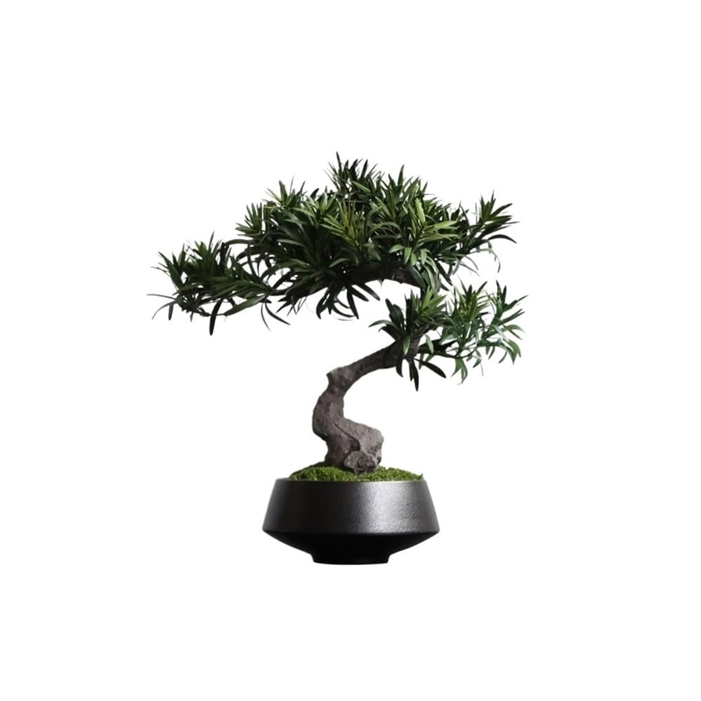 CHENGAIJIAN Artificial Bonsai Tree, Artificial Bonsai Tree 14 inch Fake Plants for Home Decor Living Room Bathroom Bookshelf