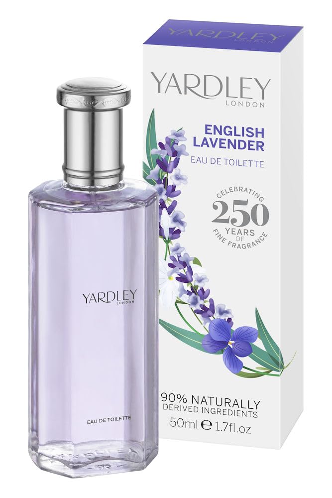 English Lavender by Yardley of London for Women Eau De Toilette Spray, 1.7 Ounce