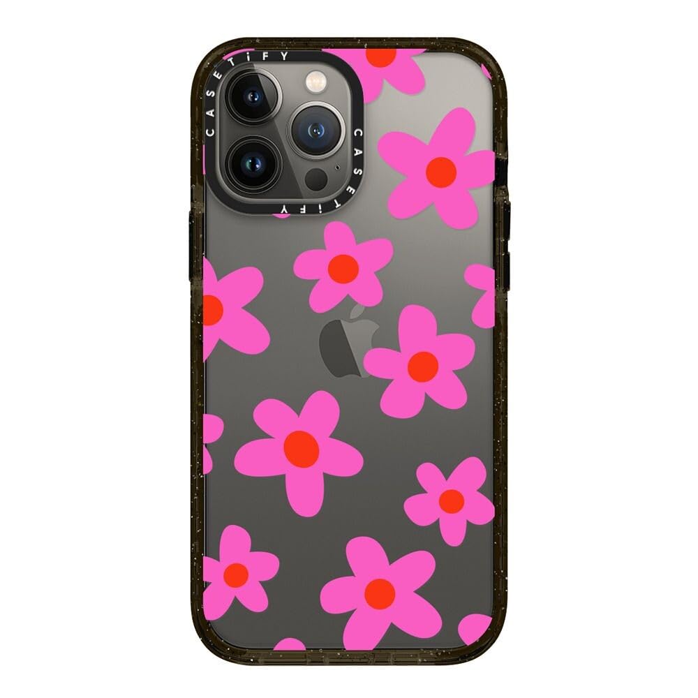 CASETiFY インパクト iPhone 14 Pro Max ケース 花柄 Court Culture Casetify Floral Case | Miami HEAT | Case
