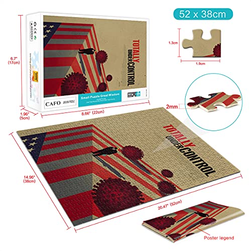 ZKSB Puzzle 1000 Teile Totally Under Control 1000 Teile Puzzle Dekompression für Erwachsene Die Beste Wahl für… – Bild 8