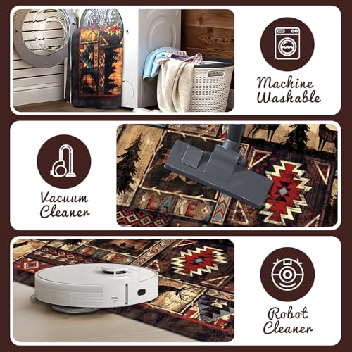 Tapete decorativo rustico 3x5 pies Seimip miniatura 7