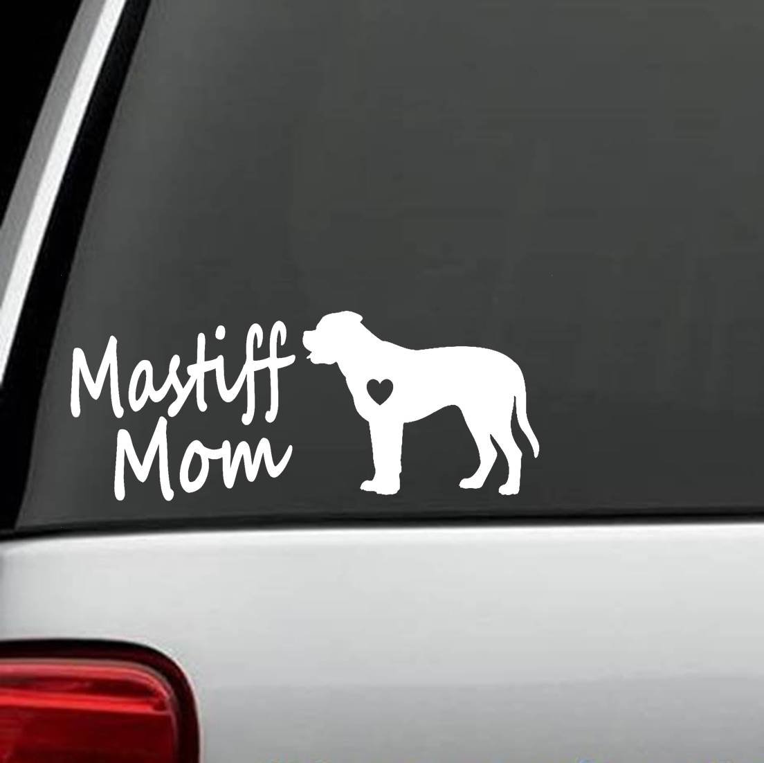E1053 Mastiff Mom Dog Breed Decal Sticker