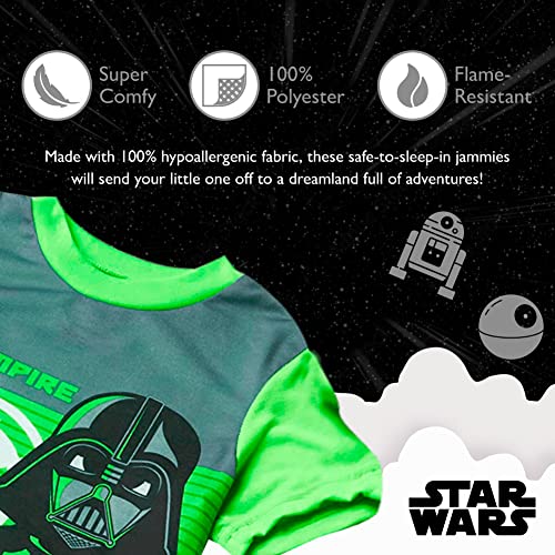 STAR WARS 3-Piece Loose-fit Pajama Set, Soft & Cute for Kids3