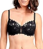 Elastische Textronic-Spitze mit floralem Design, dekorative Schnürung und Zierschleife : Verführung und Eleganz