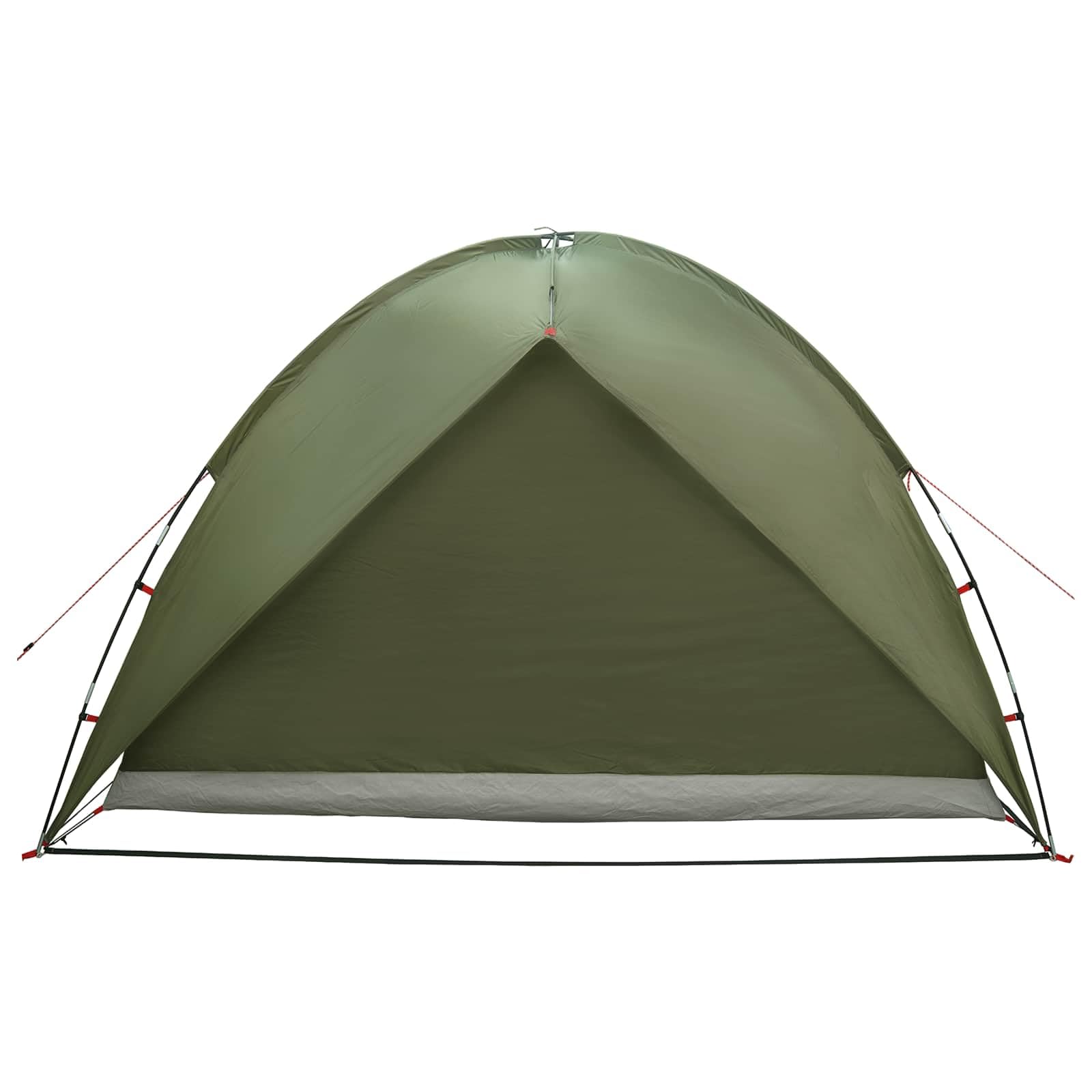Campingzelt, Kuppel, Grau und Orange, wasserdicht