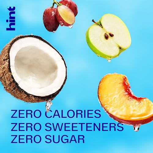 Image of Hint Fruit-Infused Bottled Water, 4-Flavor Full On Flavor Variety Pack - Sugar Free Flavored Water with Zero Calories, Natural Fruit Essences, and No Artificial Sweeteners - 16 Fl Oz (Pack of 12)