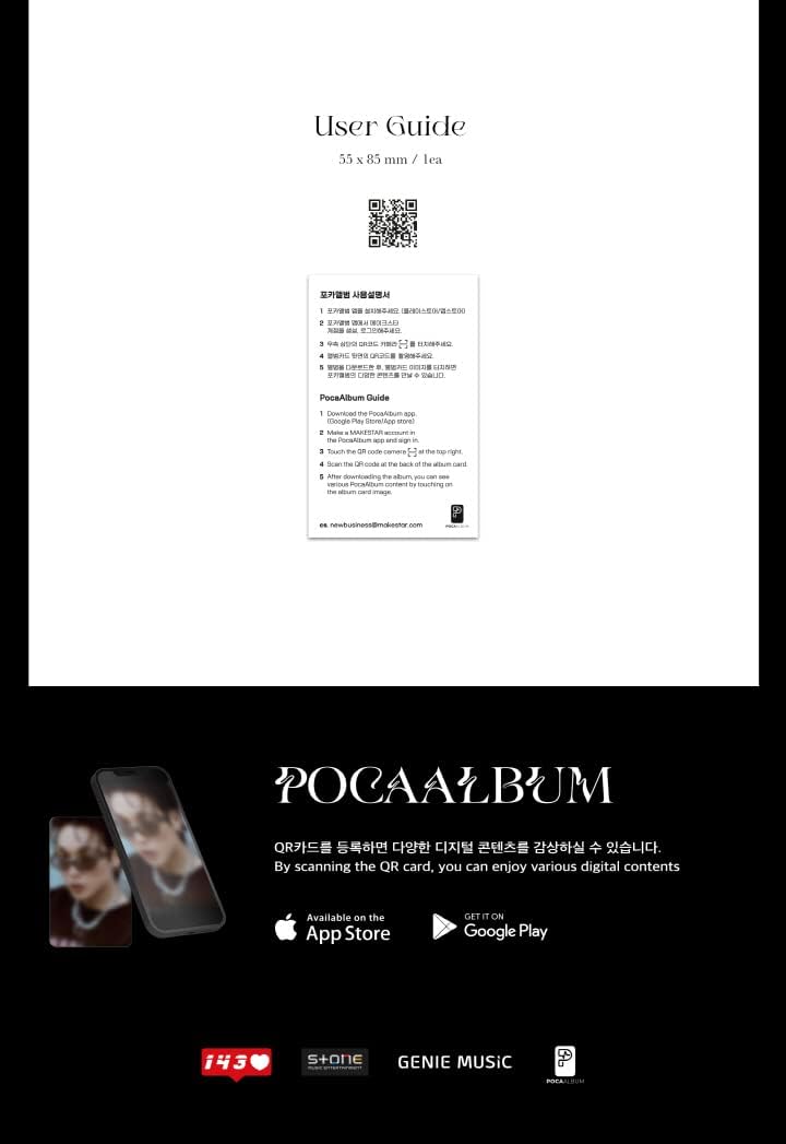 iKON Bobby S.i.R 1st Single Album POCA Version Photostand package+QR card+Photocard+Sticker+Tracking Sealed
