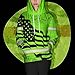 Maddly Hi Vis Hoodie Reflective America Flag Patriotic Custom Name Safety Workwear for Workers, Runners, Cyclists, Truckers, Operator-XL