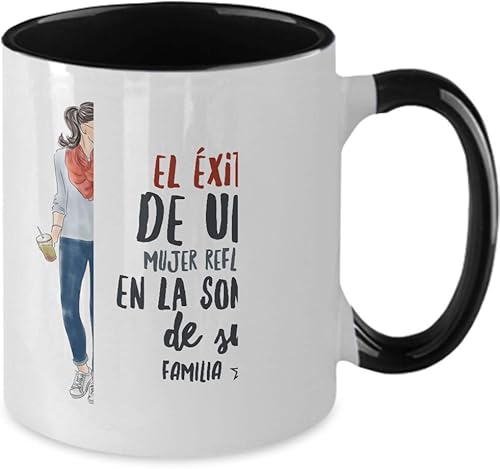 Miniatura 8 de Mujer  regalo para amiga, novia, esposa, prima  taza de café, 11onza, Rosado