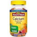 Nature Made Calcium 500 mg helps support Bone Strength with Vitamin D3 700 IU for Immune Support,...