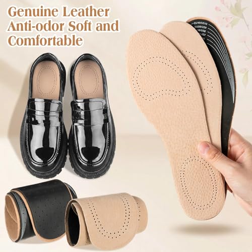 Plantillas de cuero para zapatos Janmercy 2 pares 35-40 miniatura 2