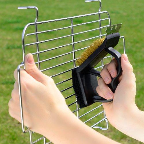 Grillbürste Messing von PEARL für die Grillreinigung