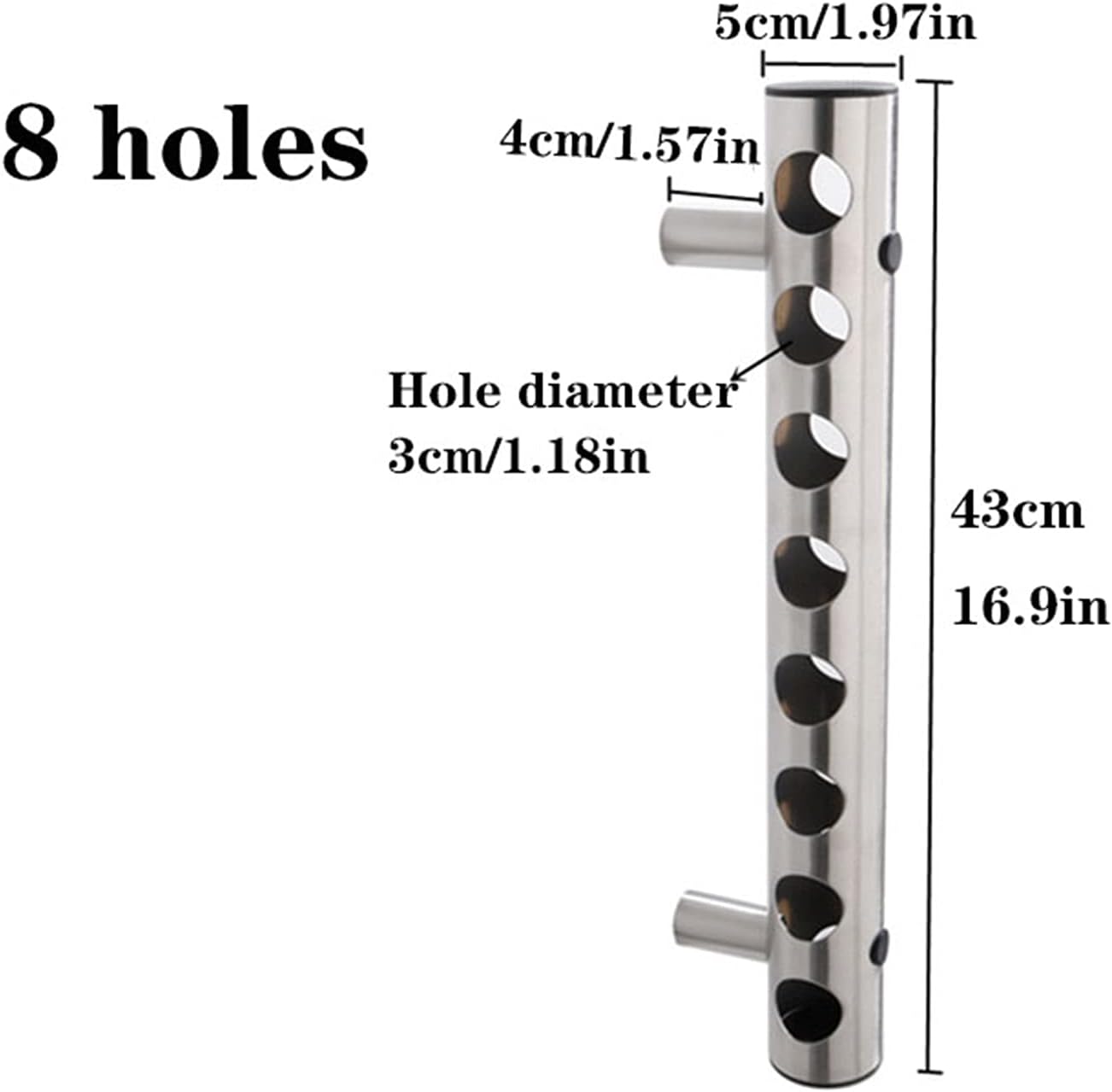 Wall Mounted Wine Rack - 304 Stainless Steel Holder for 8/12 Bottles, Stylish Wine Storage Organizer for Living Room & Kitchen, Perfect Bottle Display Solution