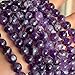 MJDCB Natural Dreamy Amethyst Beads Round Stone Beads DIY Loose Beads for Jewelry Making Beads 15
