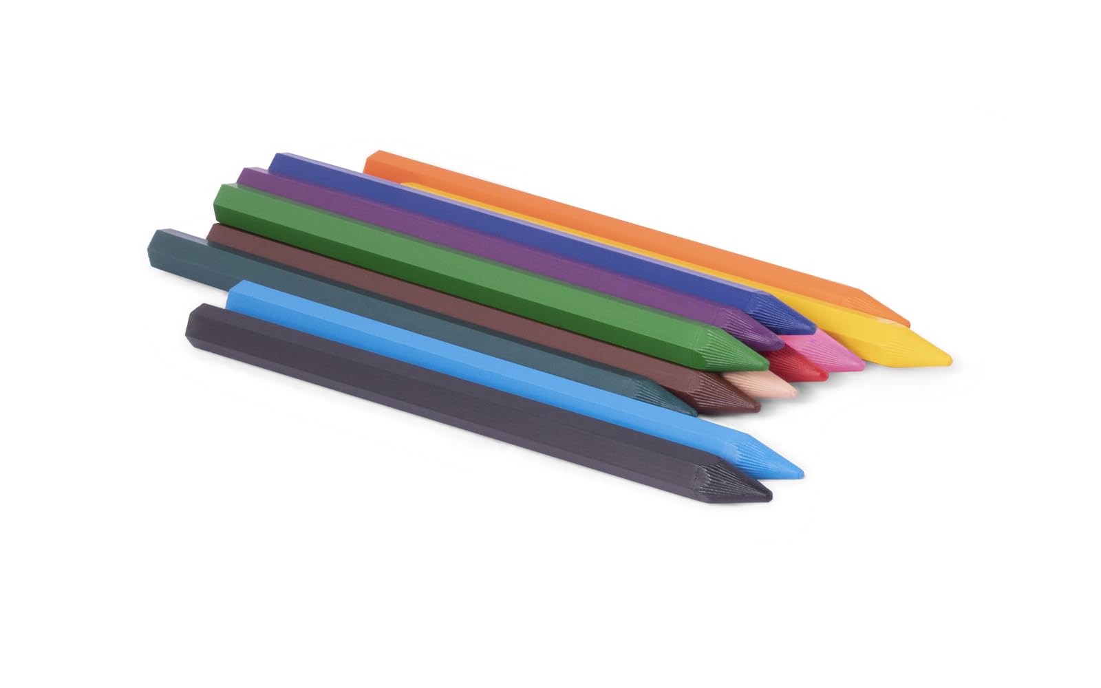 Jovi - Duże kredki Easy Grip, Pudełko na 12 sześciokątnych kredek plastikowych, Różne kolory, Wysoka wydajność, Idealne dla dzieci, Bezglutenowe (912)