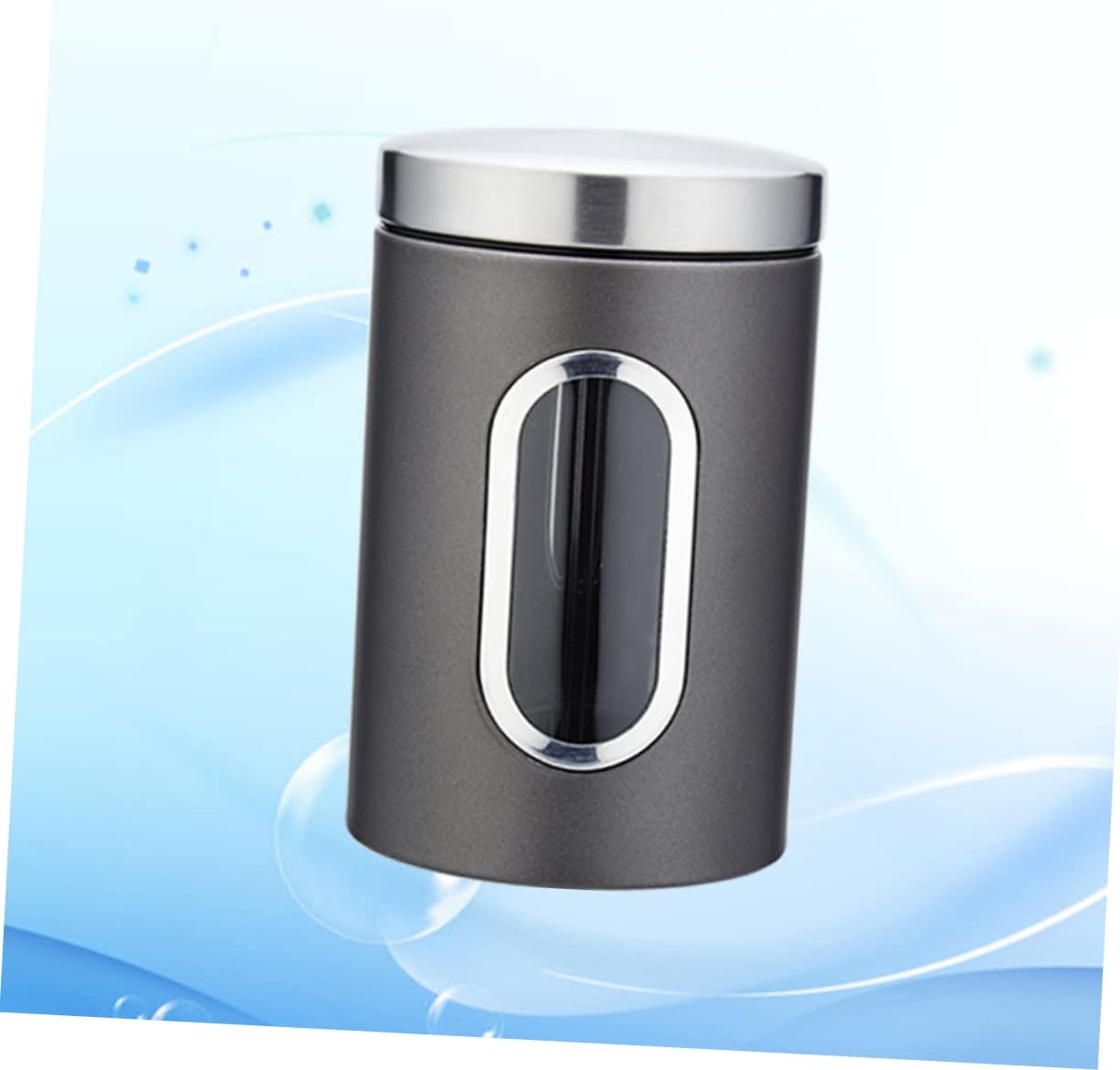 Zerodeko 3pcs Stainless Steel Food Storage Jar Sealed Can Airtight Container for Travel