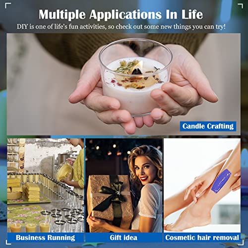 Besnel Wax Melter For Candle Making,Electric Non-Stick Wax Melter Holds 8Qts Of Wax,Soy Wax For Candle Making Or Soap Business Candle Making With Heat Resistant Handle & Brass Spout,Temp Control. #TOP4