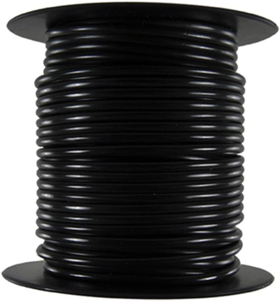 Best Connection JT&T Products (100C) - 10 AWG Black Primary Wire, 100 Ft. Spool