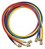 JB Industries Manifold Hose Set, 60 in, Red, Yellow, Blue