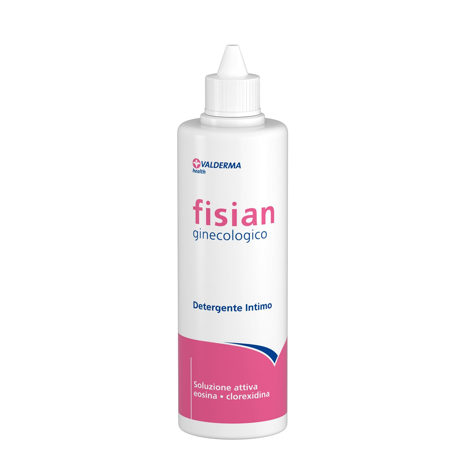 Valderma Fisian Ginecologico, Detergente Intimo Igienizzante, 125ml, per il Ripristino dell'Acidità Fisiologica, con Eosina e Clorexidina