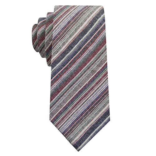 Image of Mantieqingway Mens Skinny Ties,2.56 inch Cotton Neckties Striped Plaid Ties for Groom Groomsmen Wedding Party Christmas