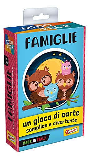 Liscianigiochi- Ludoteca Le Carte dei Bambini Famiglie, Multicolore, 89116