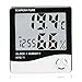 Preciser(TM) Multi-function Indoor Room LCD Electronic Temperature Humidity Meter Digital Thermometer Hygrometer Weather Station Alarm Clock