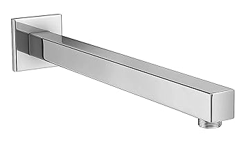 PEGEO Stainless Steel Round Cut Shape Shower Arm 12