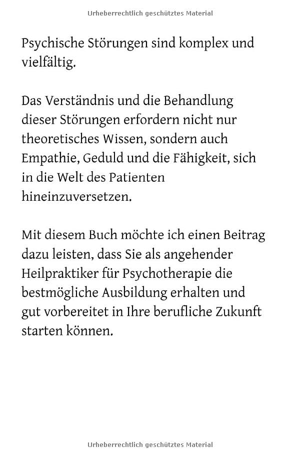 Die wichtigsten Störungsbilder nach ICD-10 für den HPP (Heilpraktiker für Psychotherapie): inklusive 39 Fallbeschreibungen