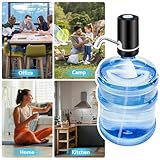 5 Gallon Water Dispenser USB Rechargeable Portable with Battery, Automatic On/Off Pump for Home, Office, Camping (Black) - Image 4