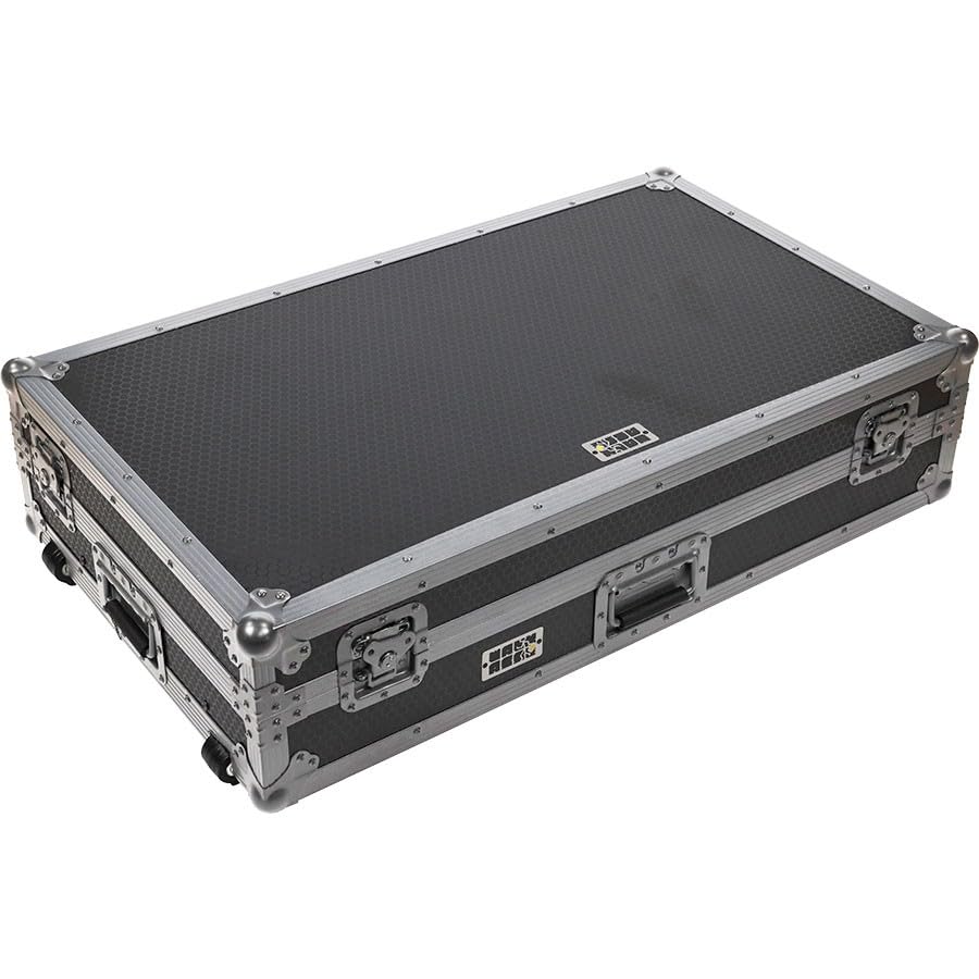 Walkasse WMC-PROXZLTS Flight Case Sistema DJ Todo en uno Pioneer XDJ-XZ Plata (Sopt. Ordenador y Ruedas)