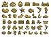 Play Sand Kit, 54Pcs Sandbox Toys Set for Boys Girls, 3lbs Magic Beige Sand, Mold Tools, Inflatable Tray, Storage Box, Funny Birthday Christmas Gift