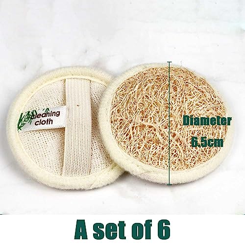 6 Packs Exfoliating Face and Body Wash Cloths Towel Reusable Makeup Remover Pads Face Towel Beauty Tools Exfoliating Makeup Remover Towel Clean Face Towel for All Skin Types - Image 7