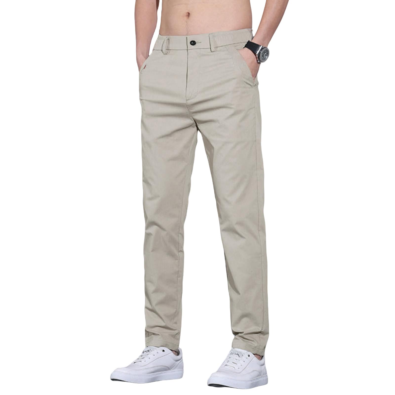 Pantaloni casual versatili da uomo Primavera Estate Sottile Sottile Sottile Traspirante Alla Moda Versatile