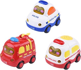 NAMOARLY 3Pcs Pull back car puzzle toys children toys kid car toys for boys kids accessory Baby toy car Model